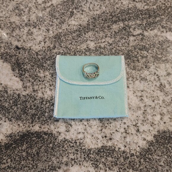 Loving Heart - Silver - Tiffany & Co. Ring, Size 6.5 - Picture 4 of 16